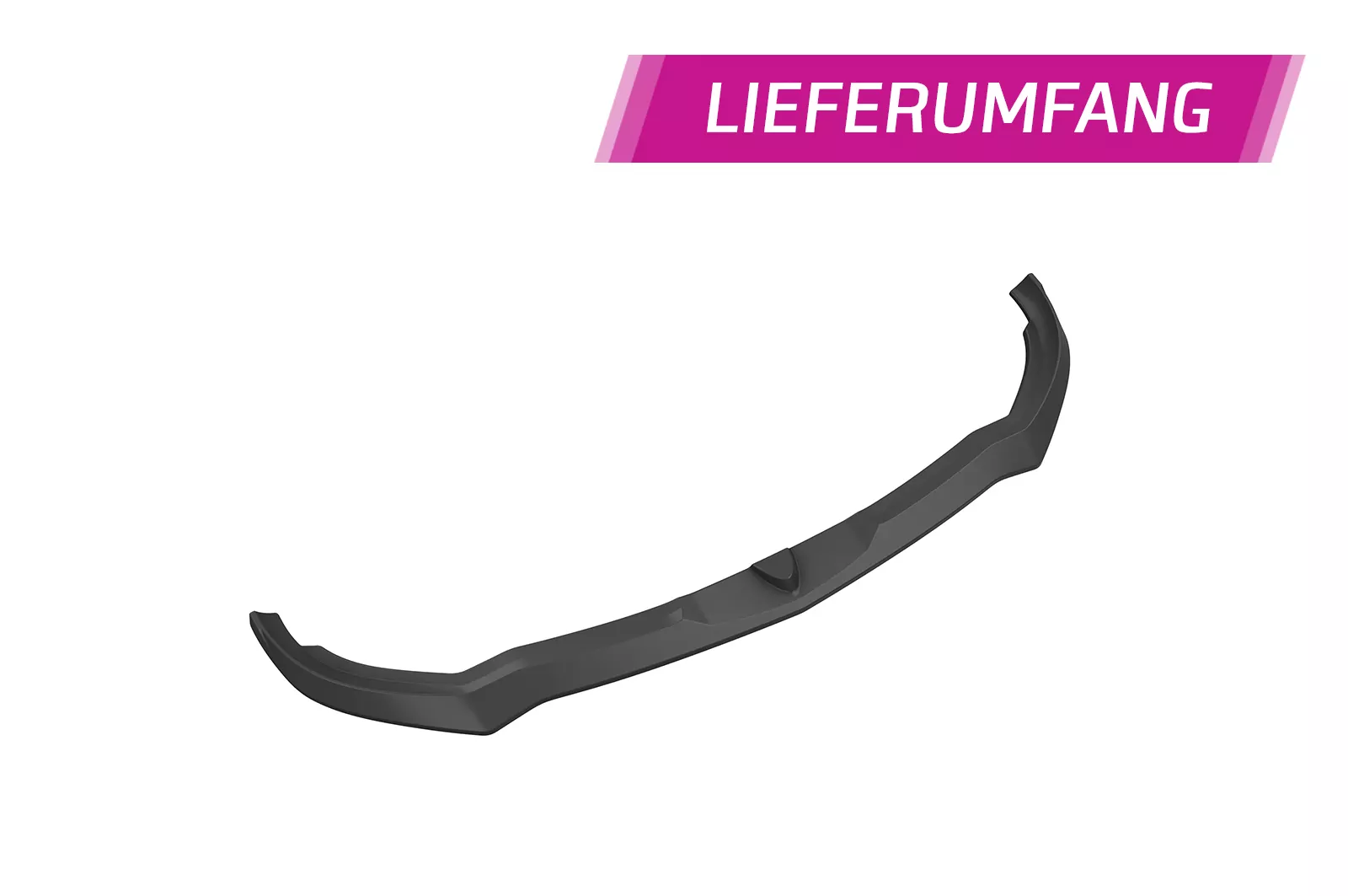 Cup-Spoilerlippe mit ABE für Alfa Romeo Giulia (952) Veloce CSL782 Schwarz Strukturiert