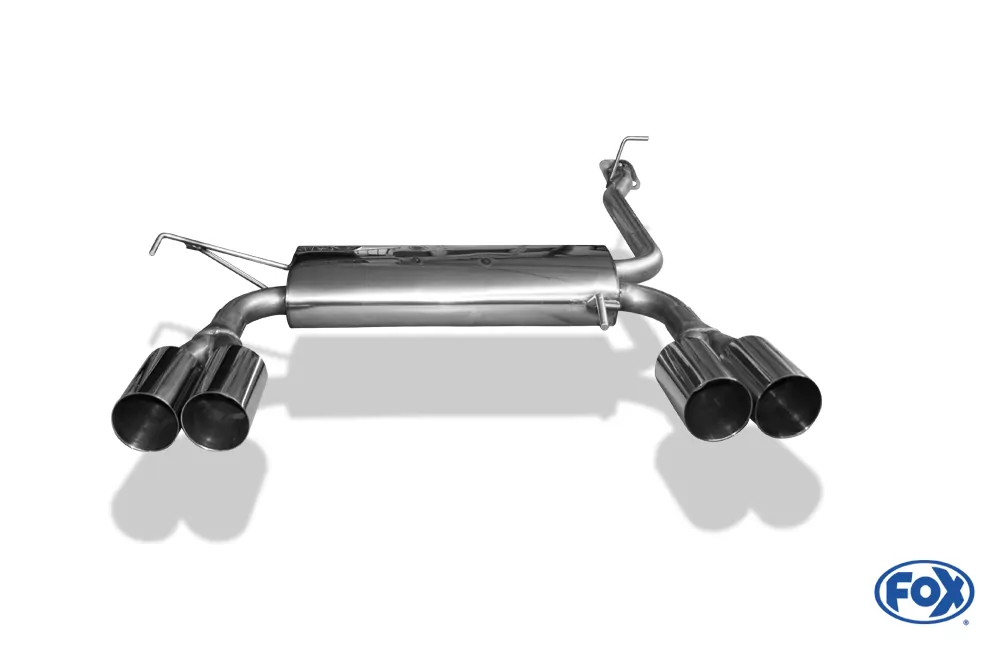 Honda Prelude IV BB2/3  Endschalldämpfer quer Ausgang rechts/links - 2x90 Typ 10 rechts/links