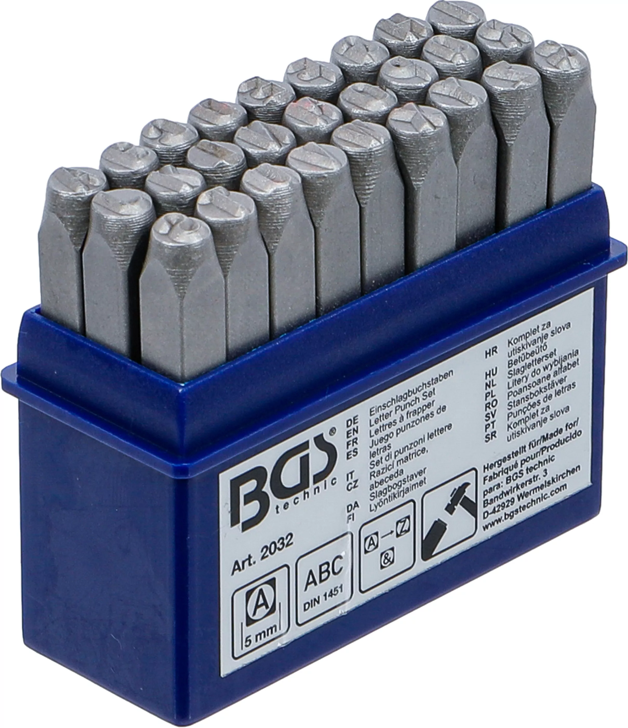 Einschlagbuchstaben | 5 mm