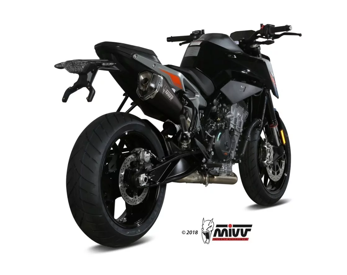 MIVV DELTA RACE Edelstahl Schwarz KTM 790/890 DUKE 18-22