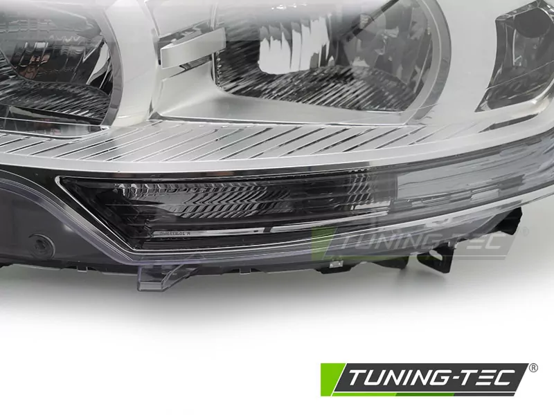 Headlight Chrome Left Side Tyc Fits Citroen C5 08-10