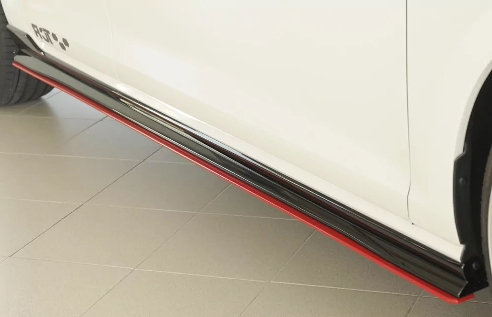 Rieger Seitenschwelleransatz für VW Golf 7 GTI-TCR | 3-tür. 01.19- für orig. GTI-TCR - Seitenschweller