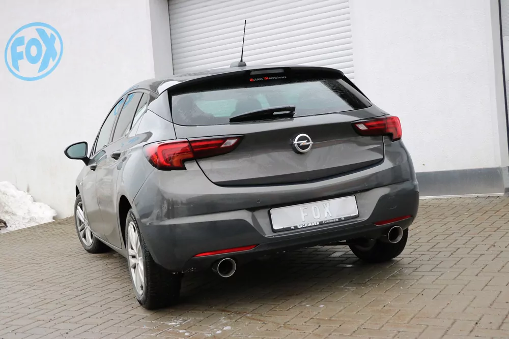 Opel Astra K Schrägheck  Endschalldämpfer quer Ausgang rechts/links - 1x100 Typ 25 rechts/links