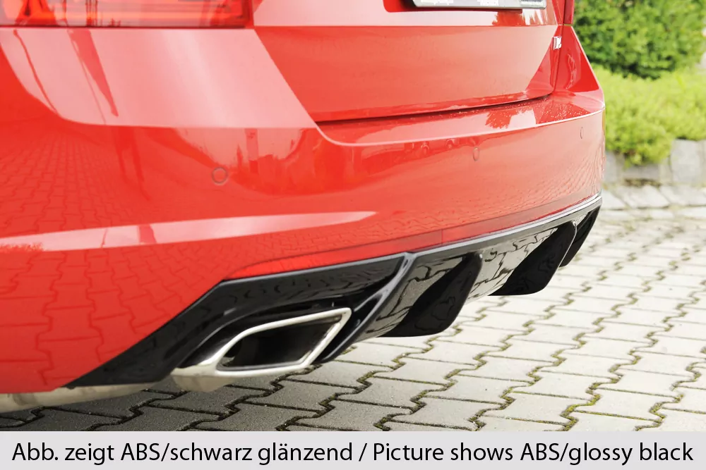 Rieger Heckeinsatz für Skoda Octavia RS (5E) | Lim. 06.13-01.17 (bis Facelift) bei Bestellung bitte genaue Motorisierung angeben!