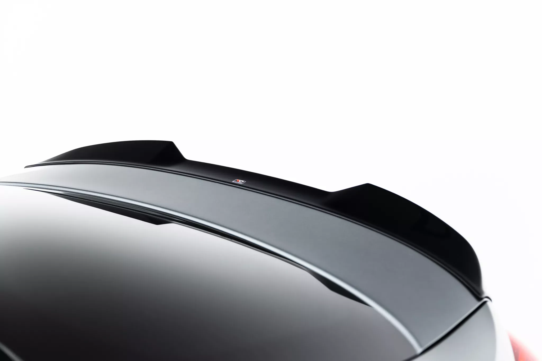 Spoiler CAP Für 3D Audi A5 S-Line Limousine B10 Schwarz Hochglanz