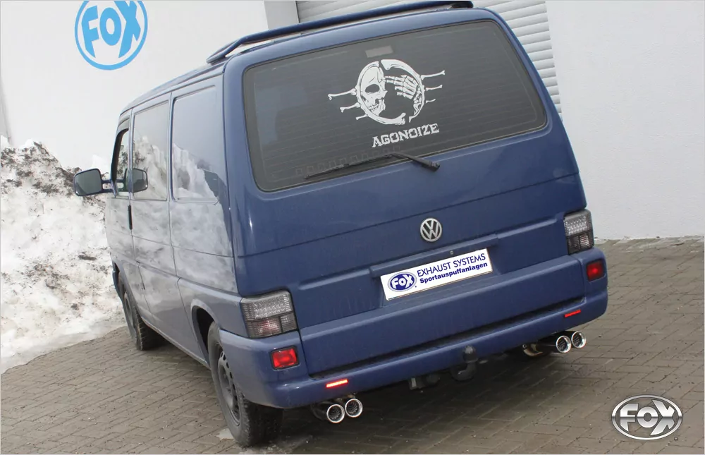 VW Bus T4  Endschalldämpfer rechts/links - 2x80 Typ 13 rechts/links