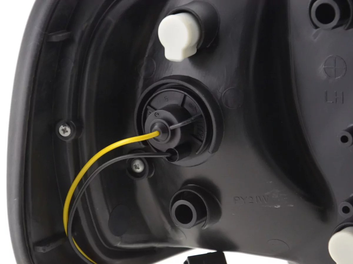 Scheinwerfer Set Daylight LED TFL-Optik VW Bus Typ T4 Bj. 96-03 schwarz für Rechtslenker