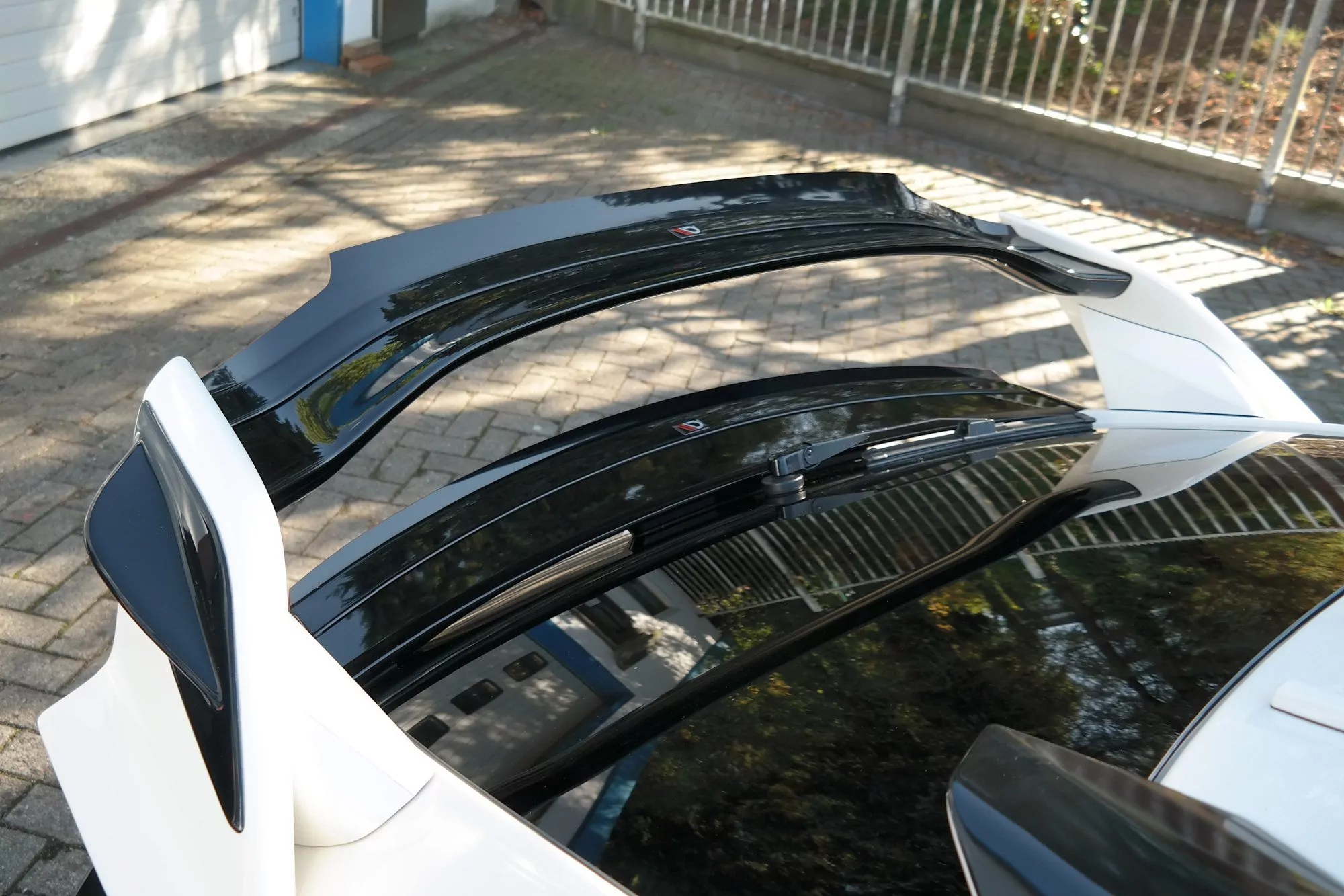 Unterer Spoiler CAP Passend Für V.3 Passend Für HONDA CIVIC X TYPE R Schwarz Hochglanz Schwarz Hochglanz