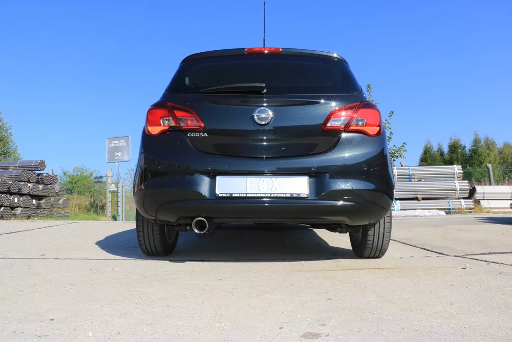 Opel Corsa E  Endschalldämpfer - 1x90 Typ 25