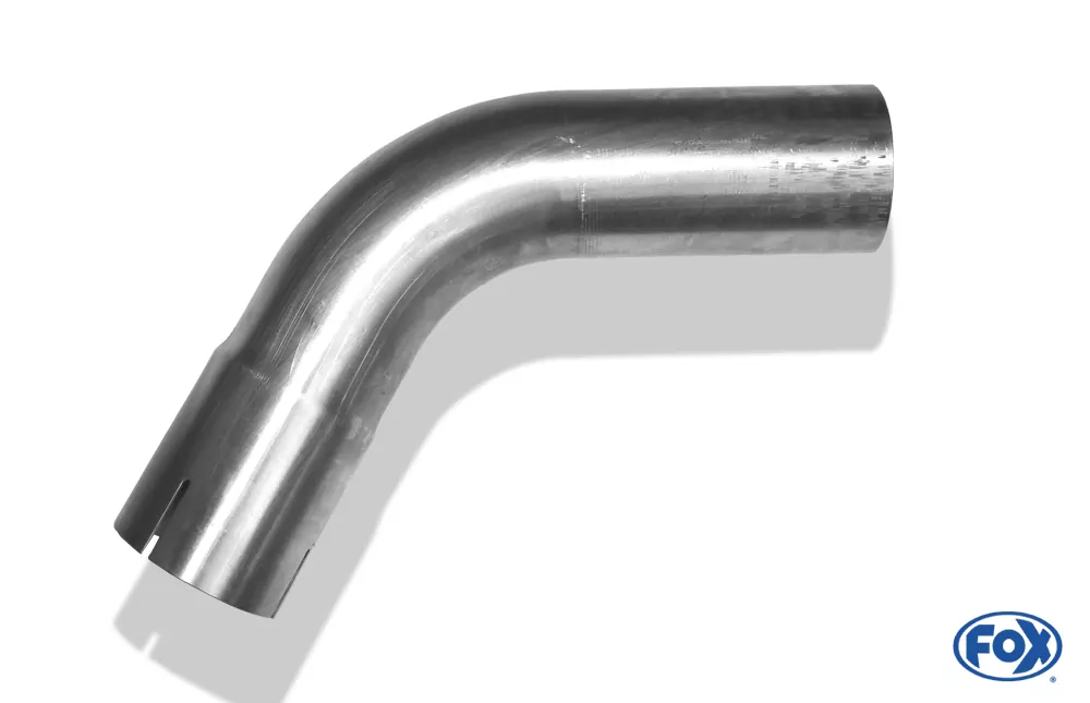 Uni-Rohrbogen 60° geweitet - d1Ø 70mm  Schenkellänge L1: ca. 110mm - Radius: 105mm