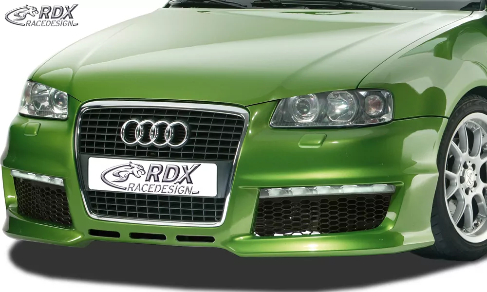 RDX Motorhaubenverlängerung für AUDI A3 8L "SingleFrame" Böser Blick