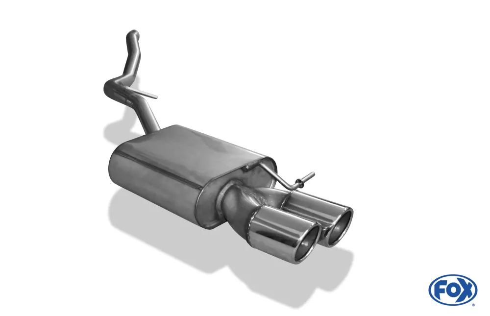 Seat Leon 5F ST - Starre Hinterachse  Endschalldämpfer - 2x90 Typ 16