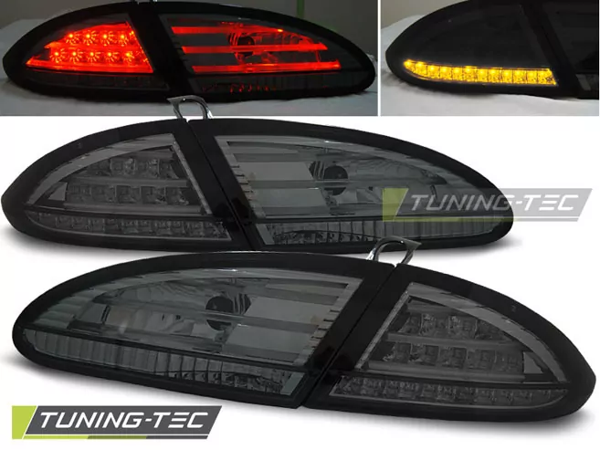 Led Tail Lights Smoke Fits Seat Leon 06.05-09
