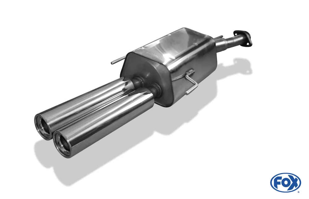 Opel Astra G Stufenheck  Endschalldämpfer Ø60mm - 2x80 Typ 13