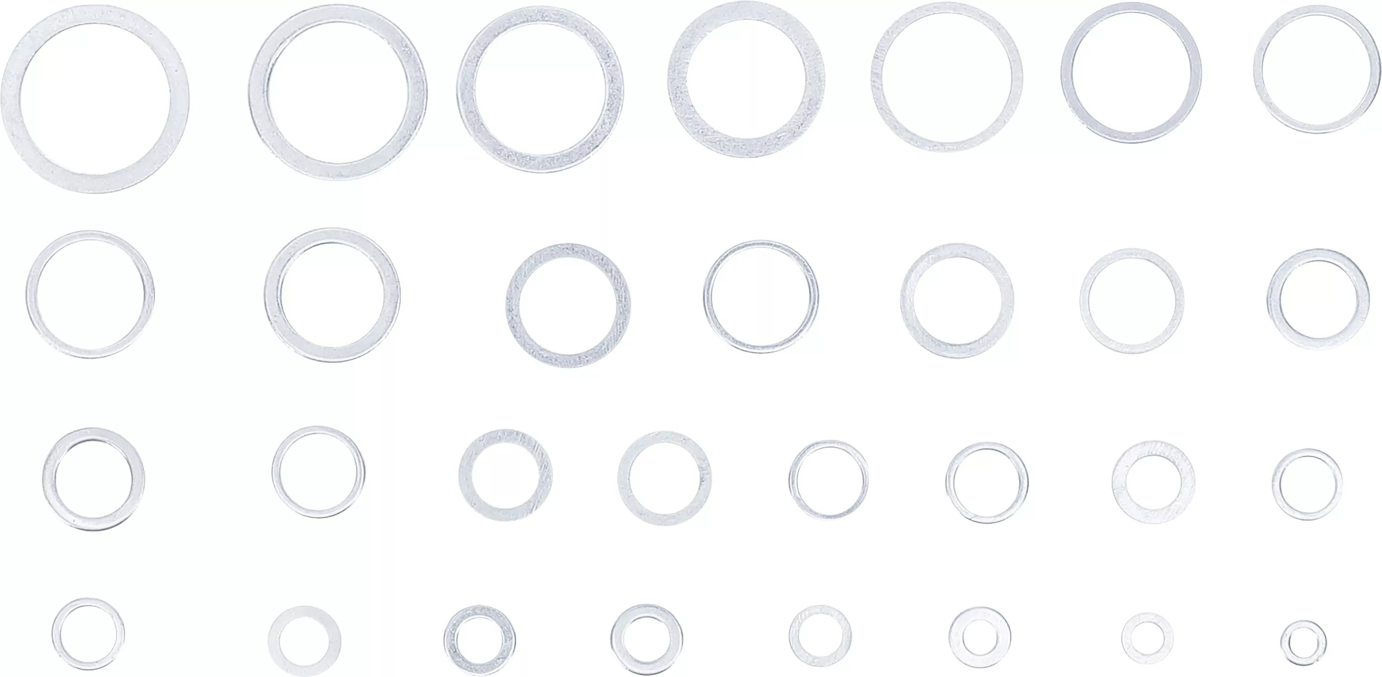 Dichtring-Sortiment | Aluminium | 300-tlg.