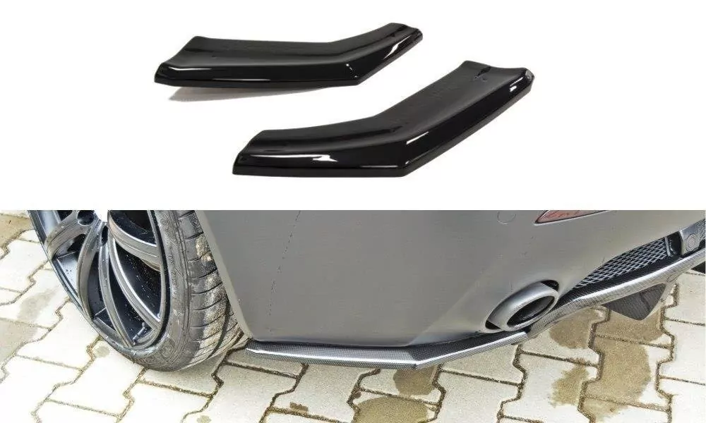 Heck Ansatz Flaps Diffusor Passend Für Diffusor Passend Für ASTON MARTIN V8 VANTAGE Schwarz Hochglanz Schwarz Hochglanz