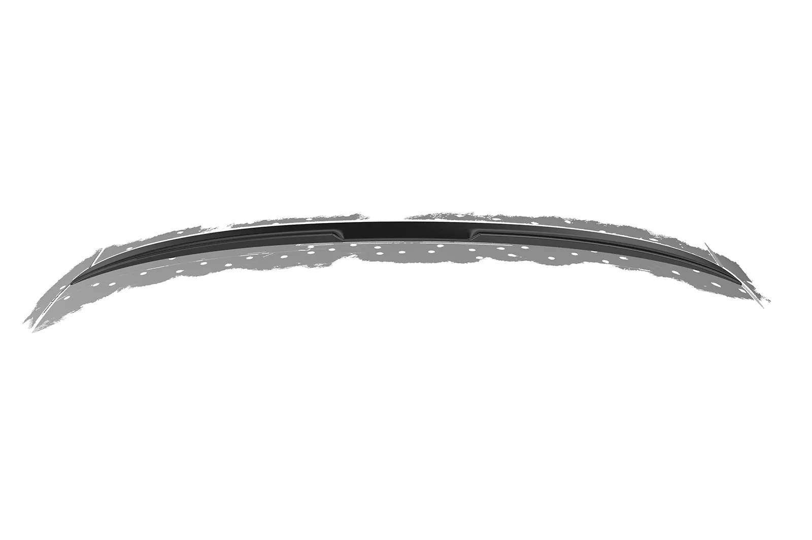 Heckscheibenblende für Mercedes Benz GLC (C253) Coupe HSB093 Schwarz Strukturiert