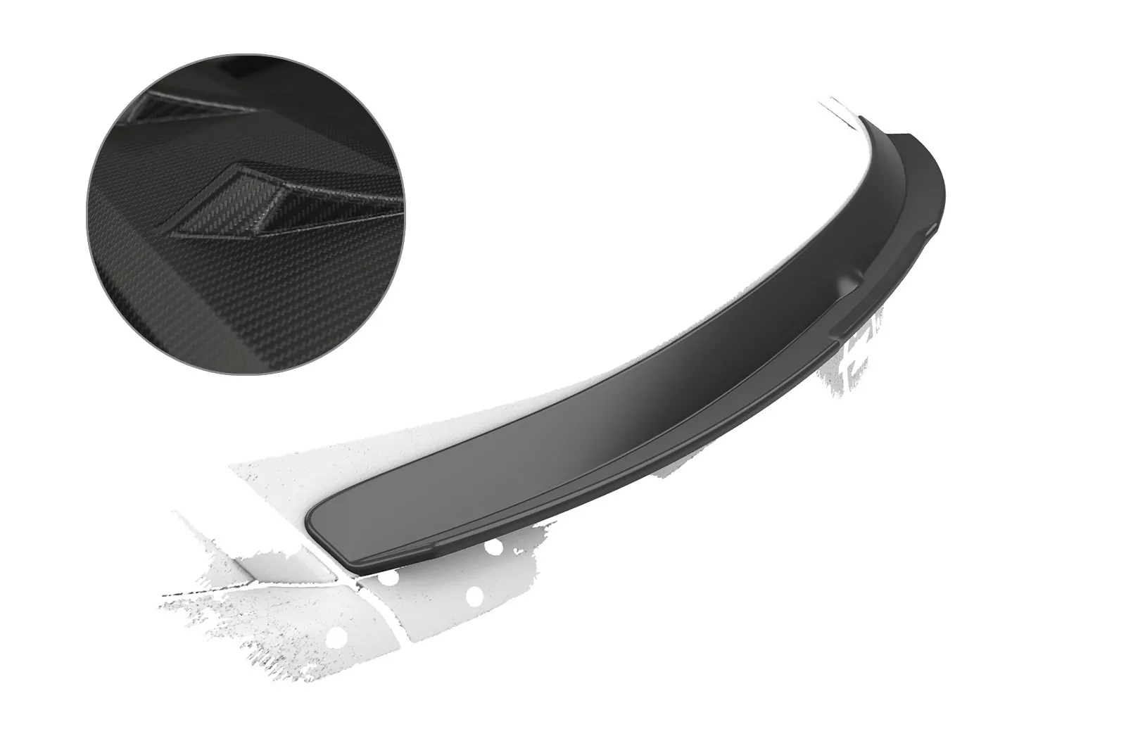 Heckflügel mit ABE für Opel Insignia B Sports Tourer HF775-M Carbon Look (matt)