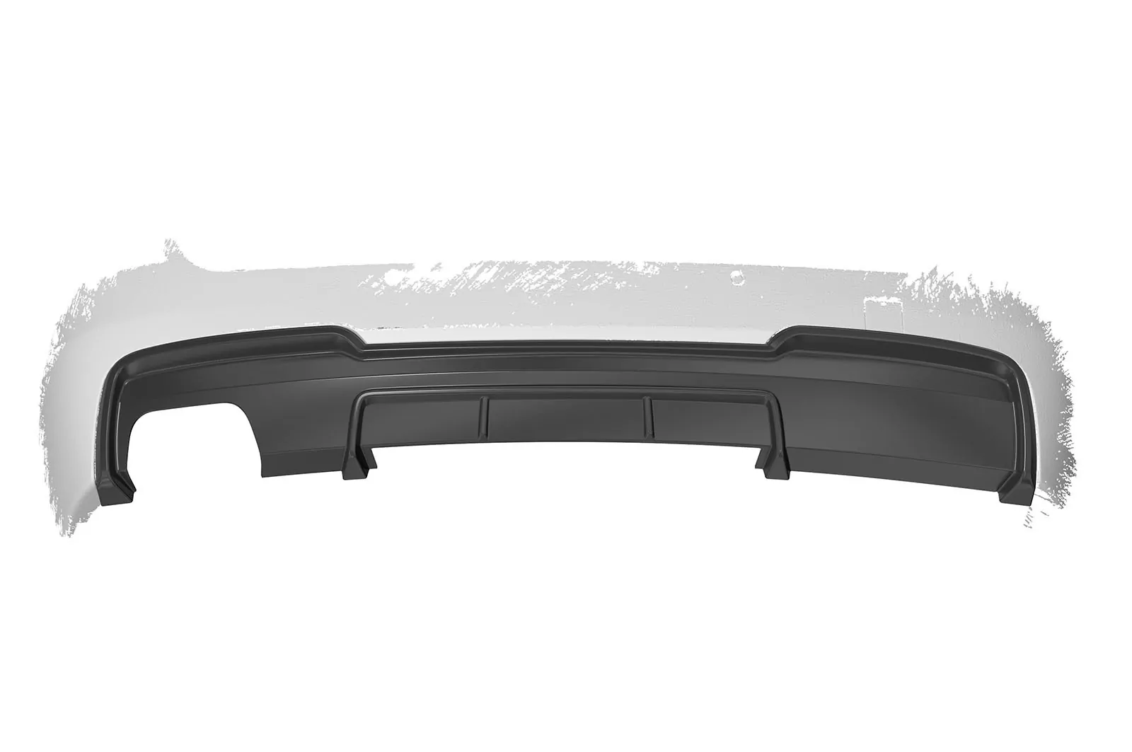 Heckansatz für BMW 5er F10 / F11 HA264-M Carbon Look (matt)