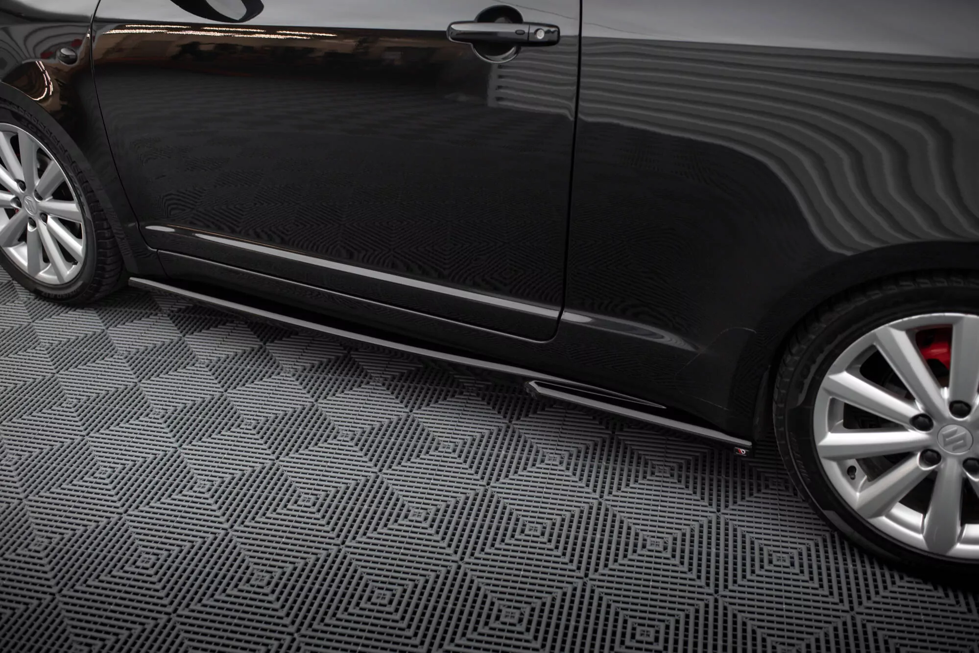Seitenschweller Ansatz Für Suzuki Swift Sport Mk4 Schwarz Hochglanz