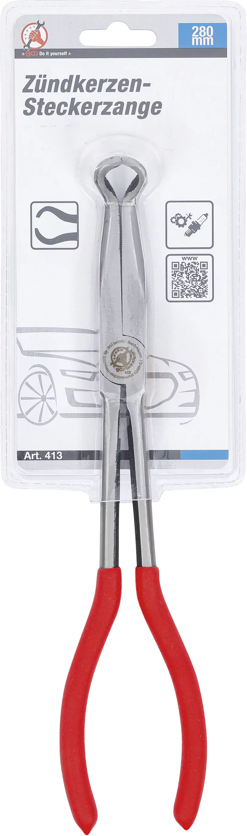 Langbeckzange | mit Ringspitze | 280 mm