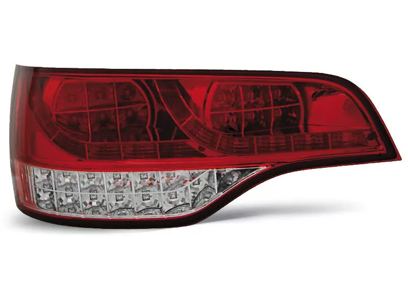 Led Tail Lights Red White Fits Audi Q7 06-09