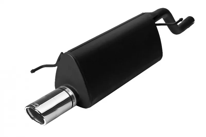 Ulter Sportauspuff für Opel Corsa E 2014- 1 Endrohr rund Ø80