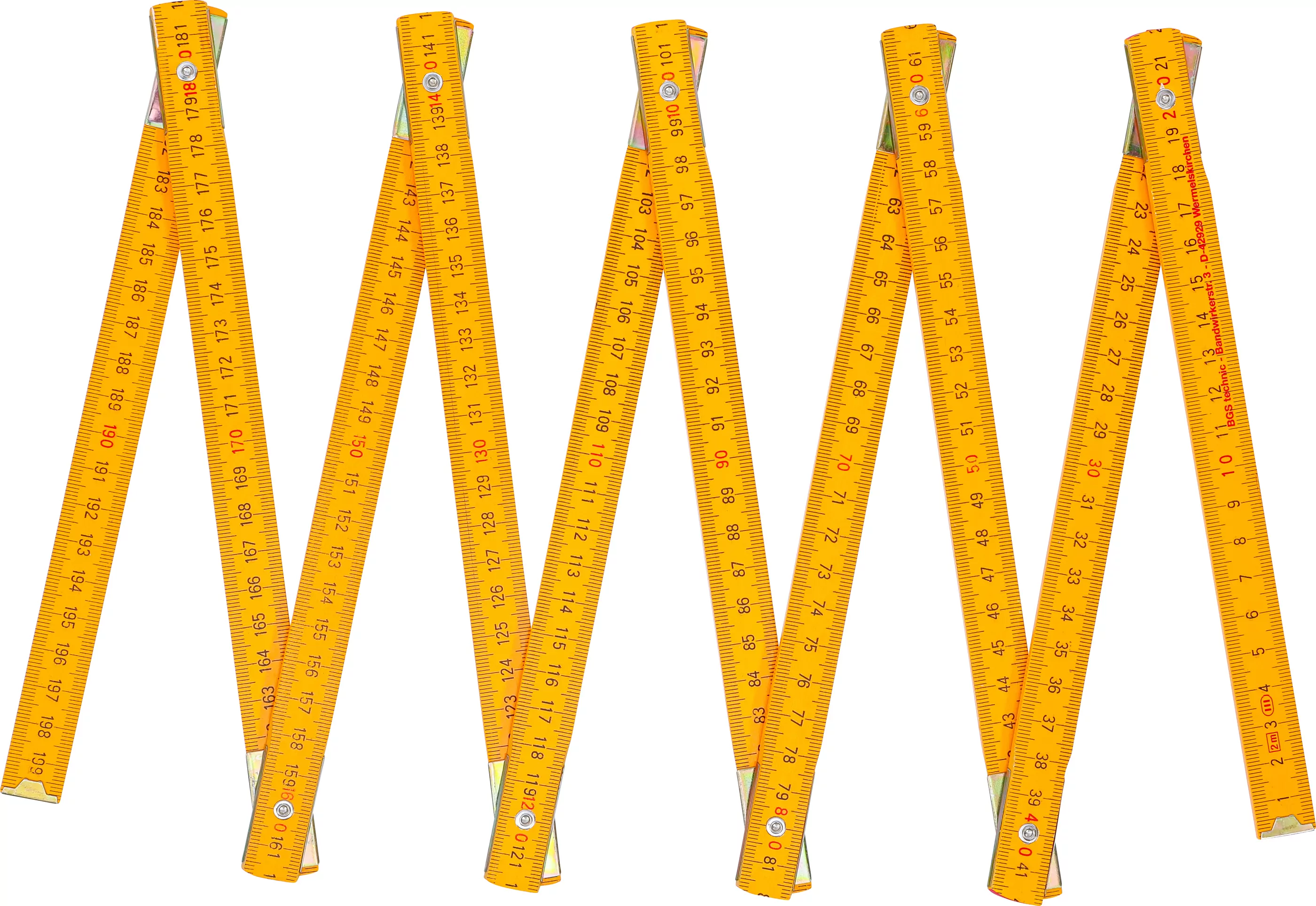 Holz-Gliedermaßstab | 2 m