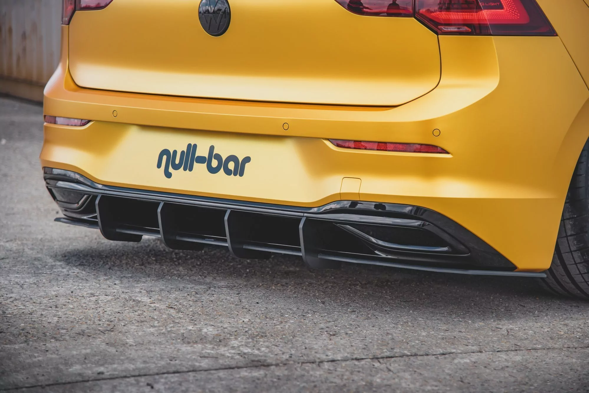 Robuster Heck Ansatz Flaps Diffusor Passend Für Diffusor V.1 Passend Für VW Golf 8