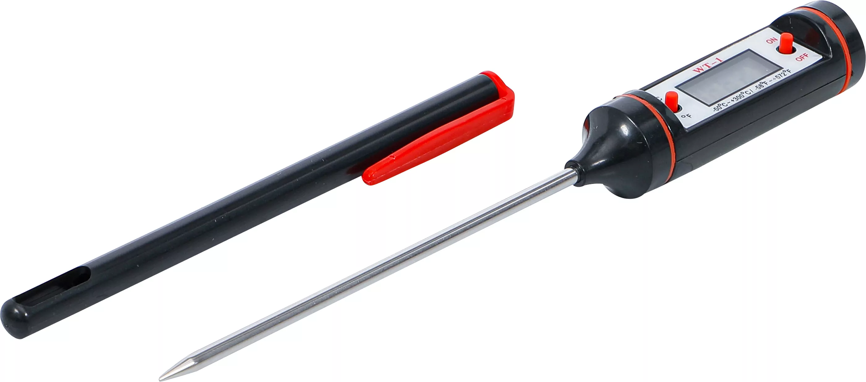 Digital-Thermometer mit Edelstahl-Messsonde