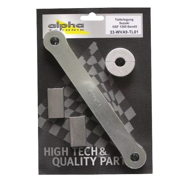 alpha Technik Tieferlegungssatz 25mm für Suzuki GSF1200 Bandit Typ WVA9 Modelljahr 2001-