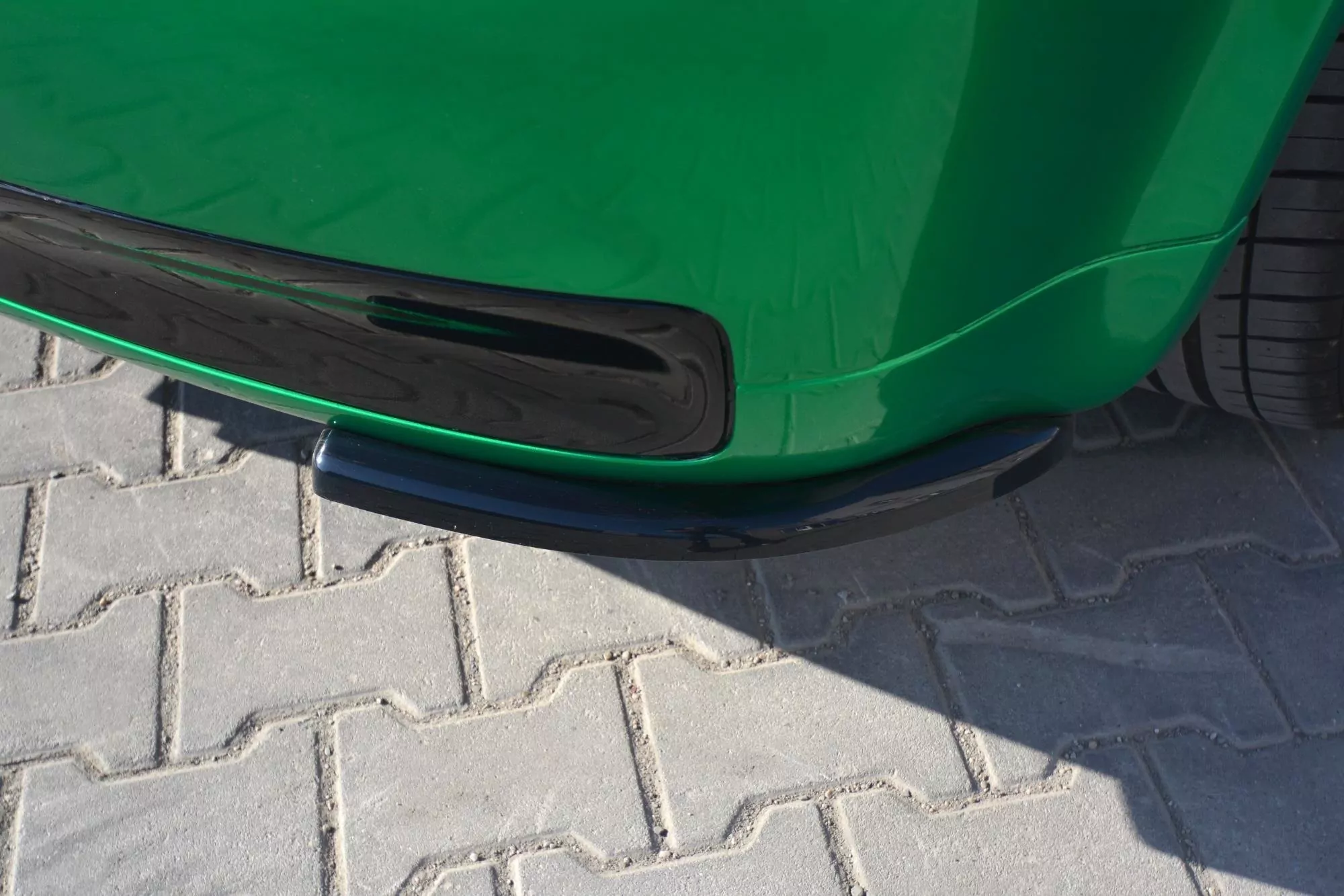 Heck Ansatz Flaps Diffusor Passend Für Passend Für AUDI S3 8L Schwarz Hochglanz Schwarz Hochglanz