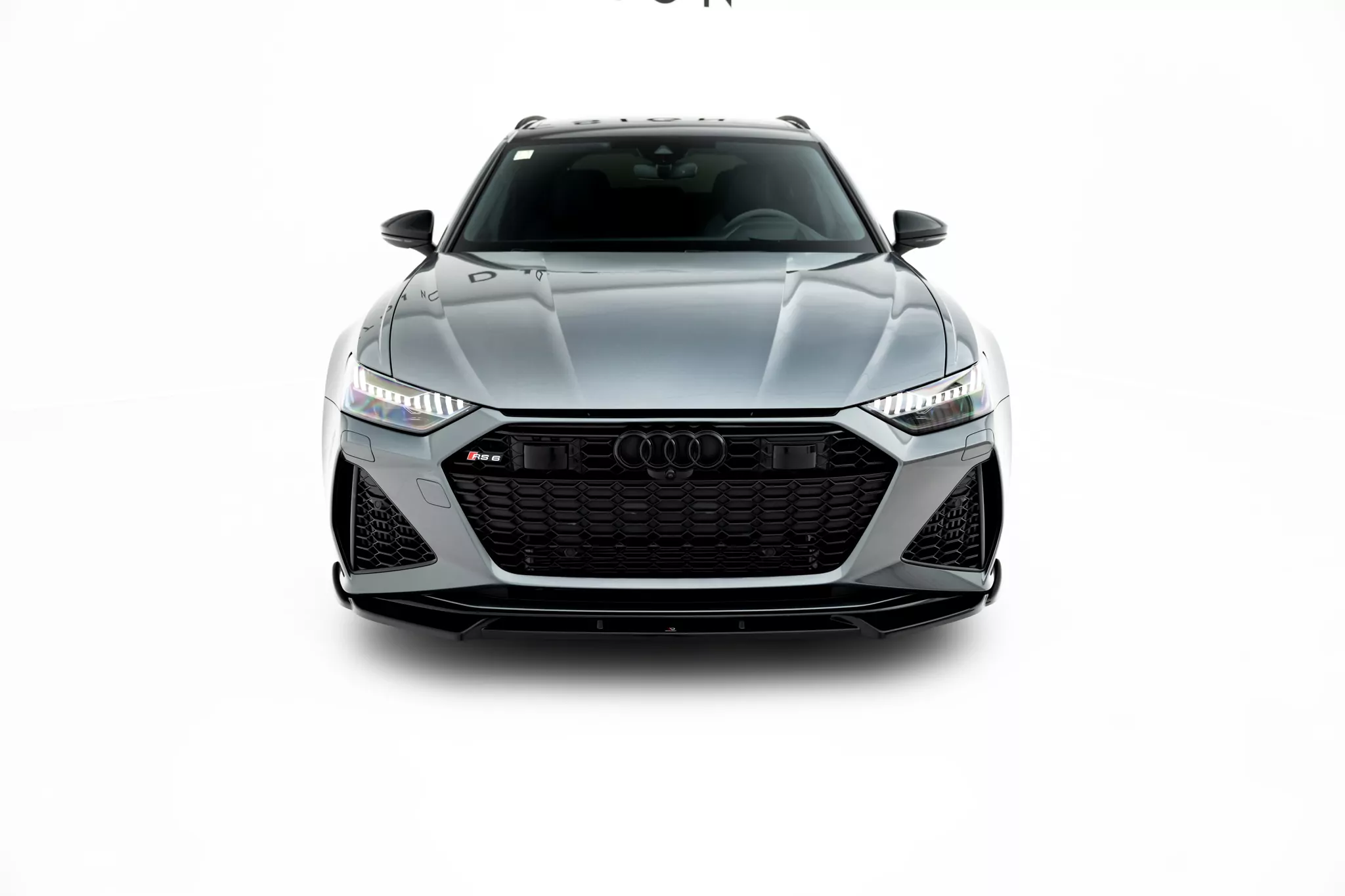 Front Ansatz V.1 Für Audi RS6 C8 / RS7 C8 Schwarz Hochglanz