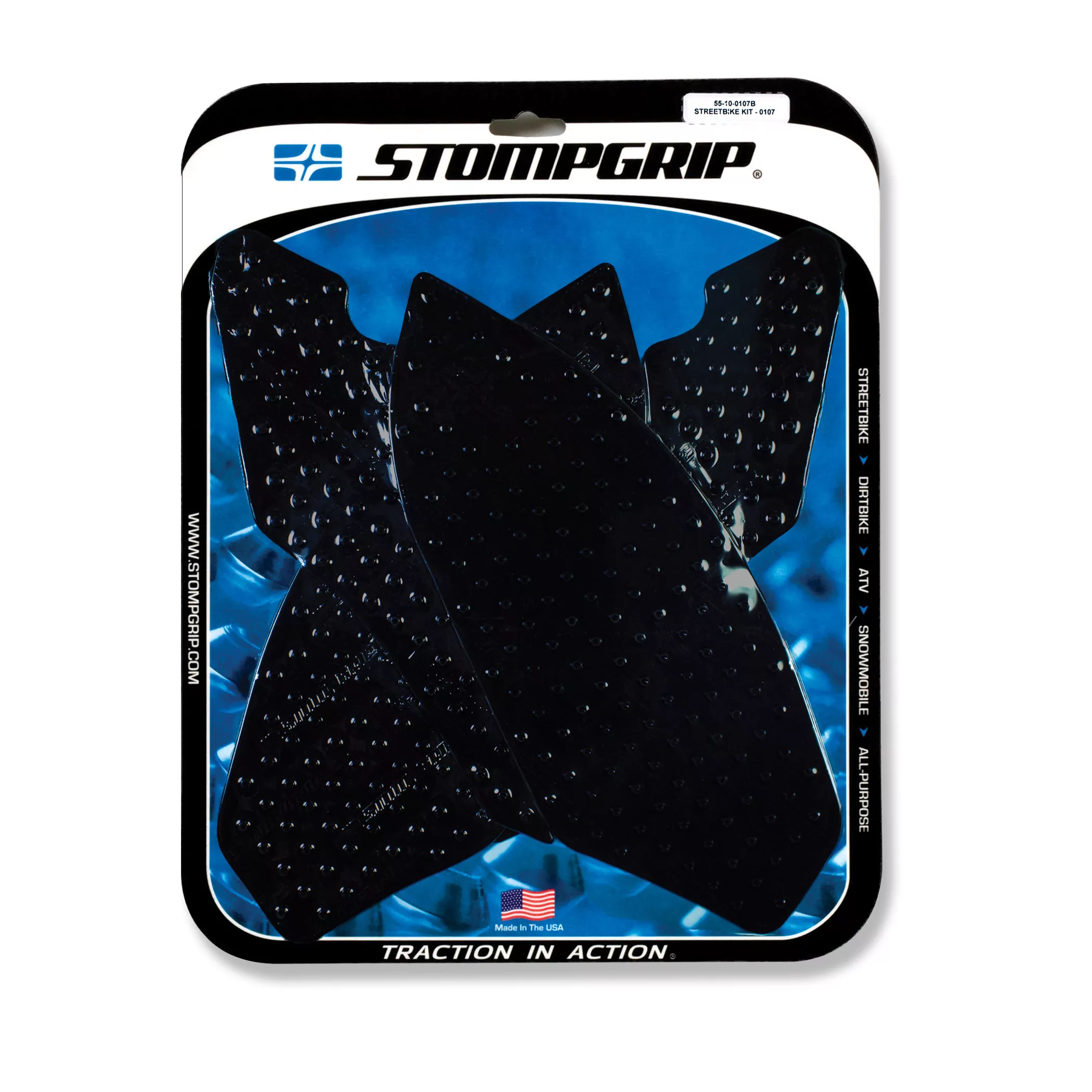 Stompgrip Traction Pad Volcano für BMW S 1000 R 14-20 Schwarz