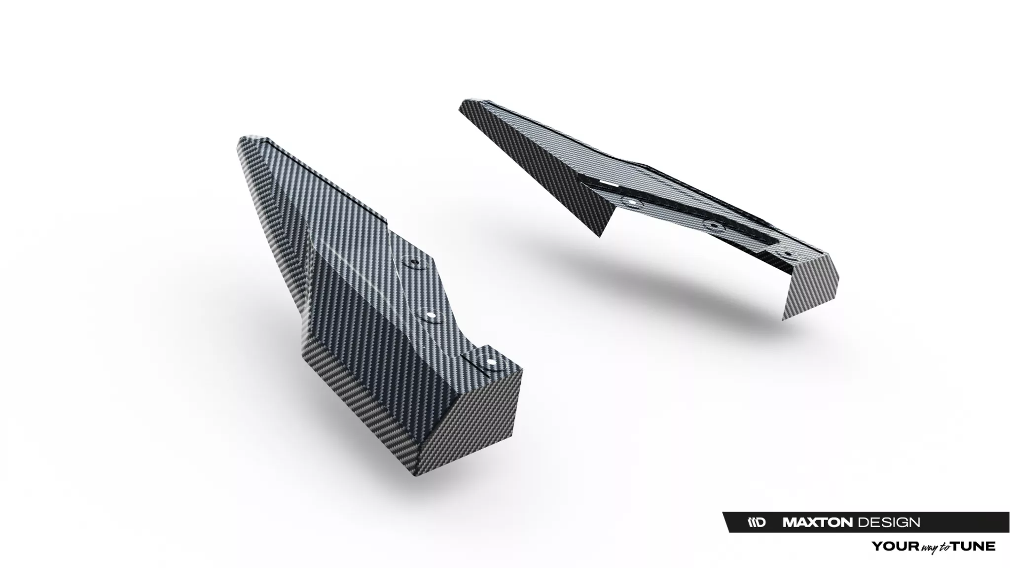 Prepreg Carbon Fiber Heck Ansatz Flaps Diffusor Für Audi Q8 S-Line Mk1 Facelift