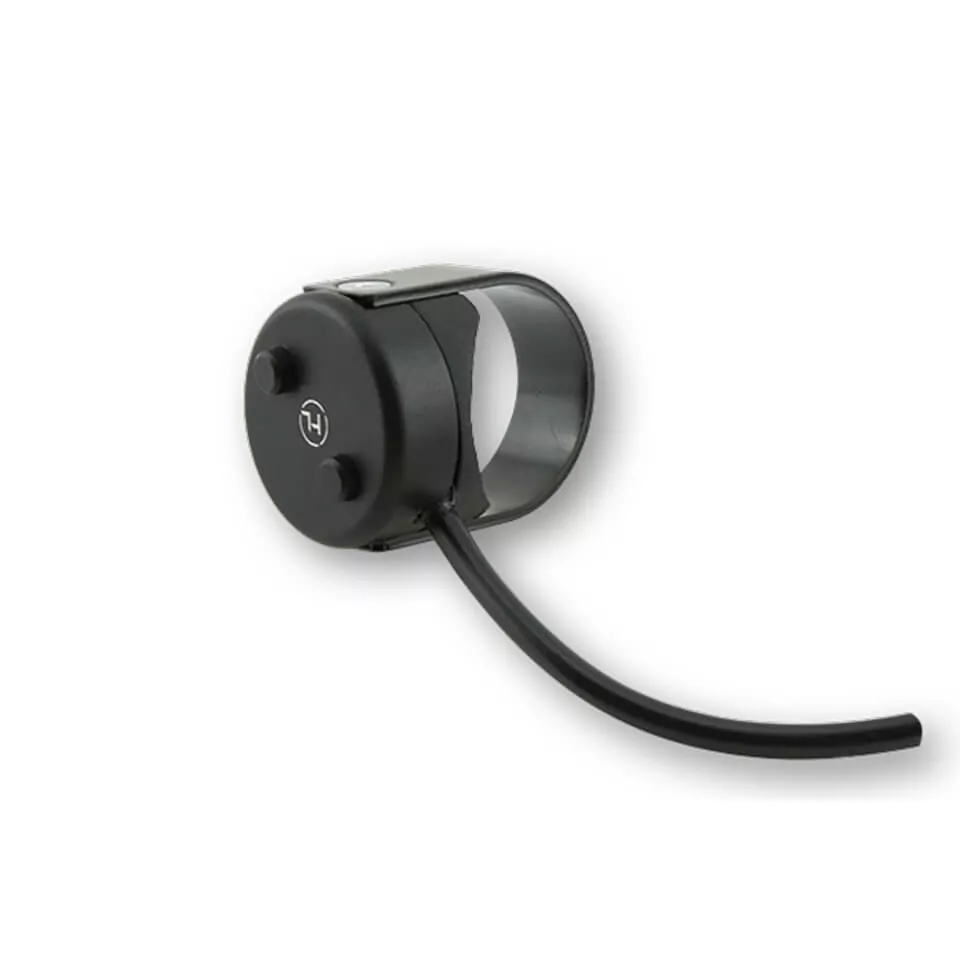 HIGHSIDER pro Classic Push Button Black For 7/8 And 1 Inch Handlebars