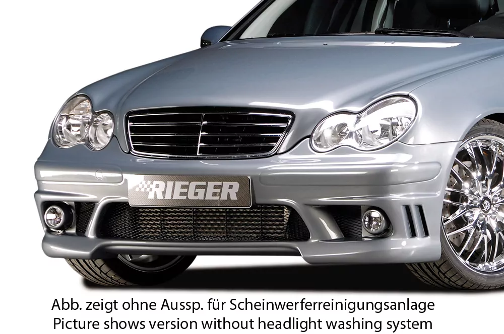 Rieger Spoilerstoßstange für Mercedes C-Klasse (W203) - T-Modell   carbon optik