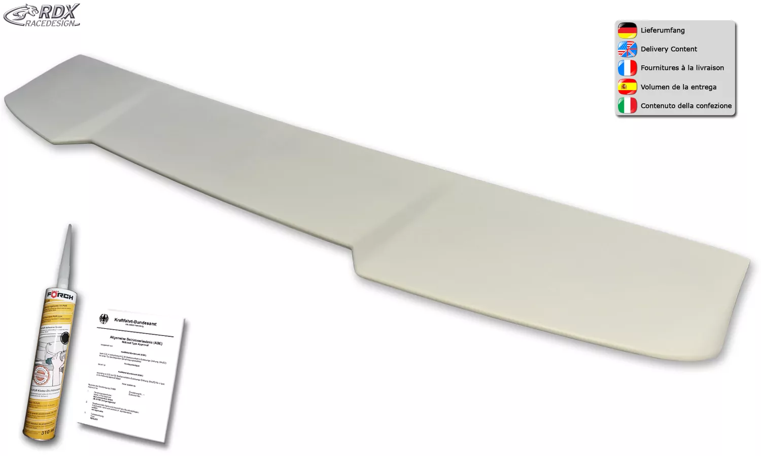 RDX Heckspoiler für AUDI A6 4F C6 Avant / Kombi Dachspoiler Spoiler