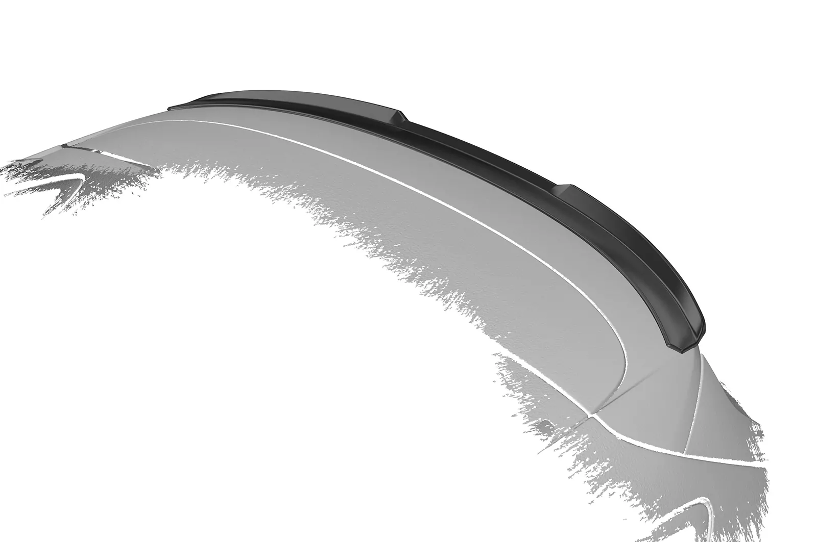 Heckflügel mit ABE für Ford Focus MK4 Turnier HF877 Schwarz Strukturiert