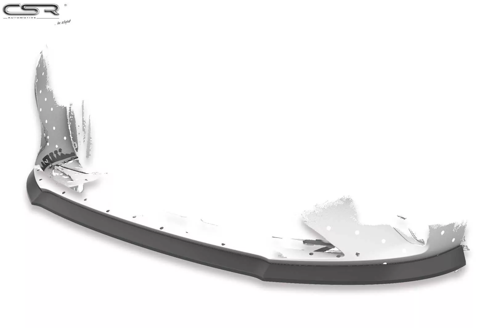 Cup-Spoilerlippe mit ABE für Opel Corsa F CSL435-M Carbon Look (matt)