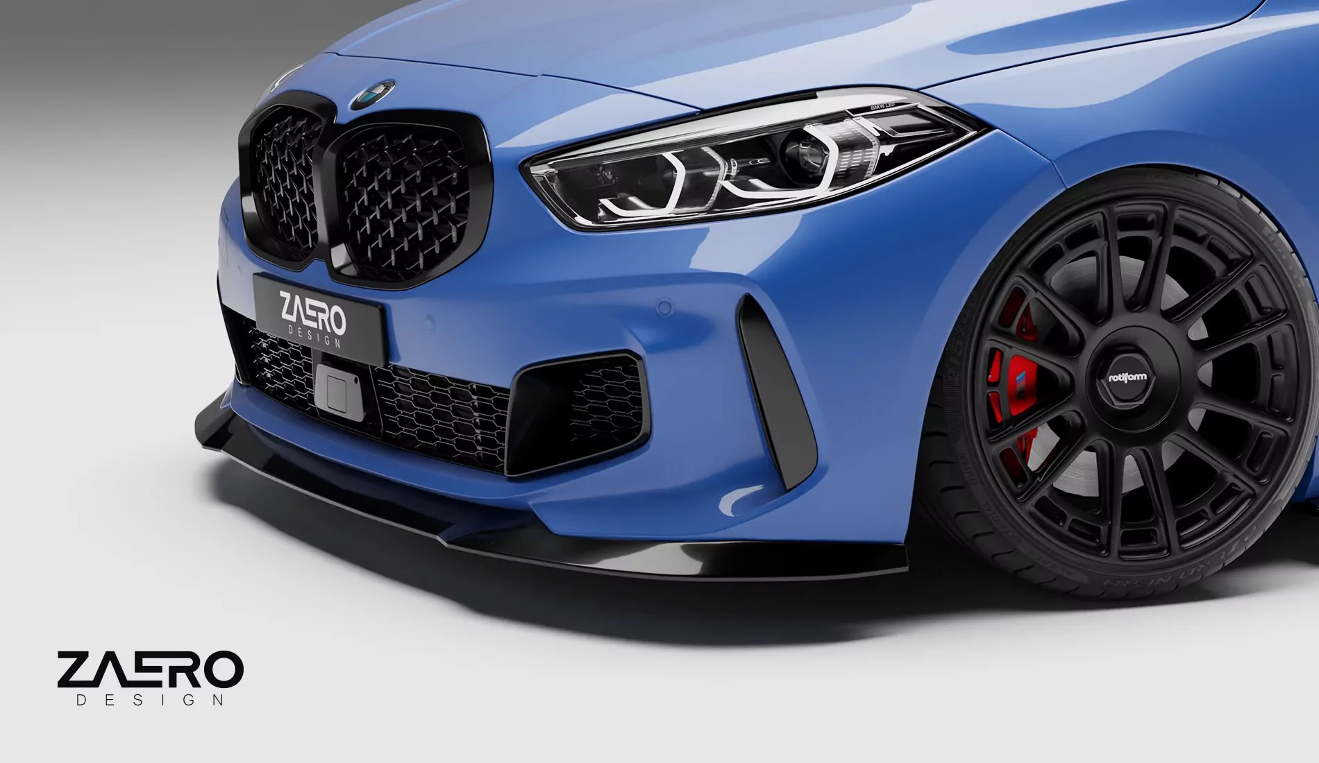 EVO-1 Frontspoiler für BMW 1er F40 - 120 | 125 | 128ti | M135