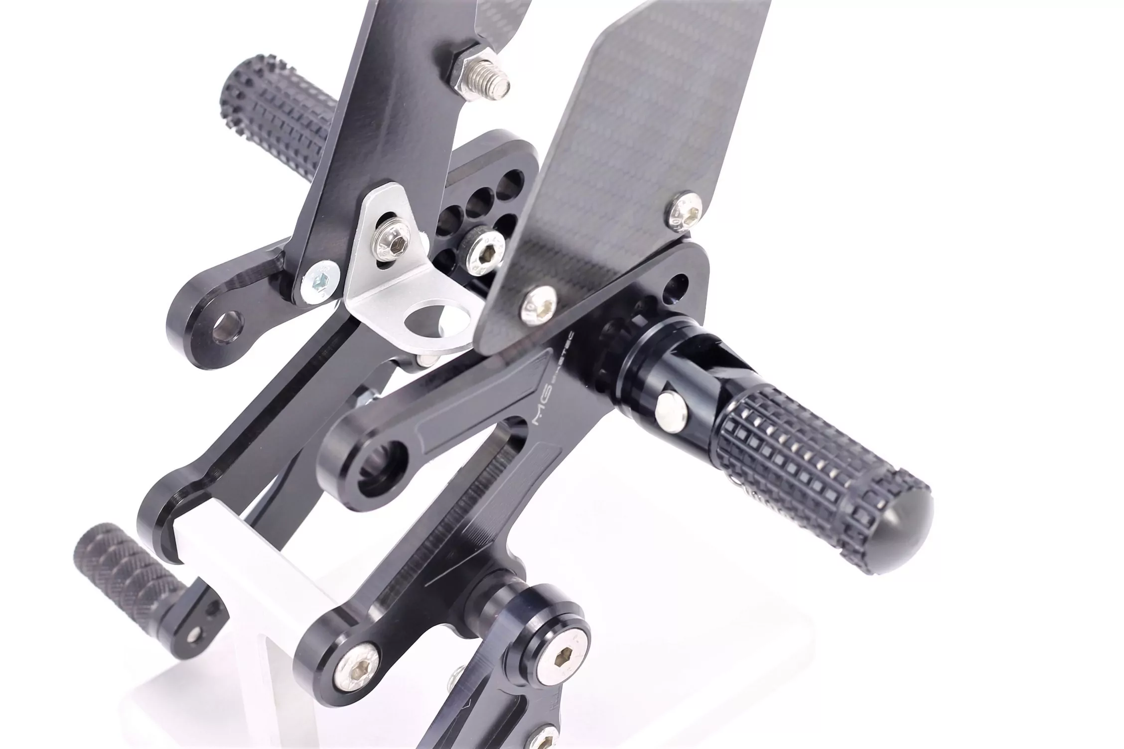 MG Biketec Sportfussrastenanlage / Rastenanlage / Fußrastenanlage mit ABE, gültig in D - A - CH für Yamaha YZF-R7 ab 2021