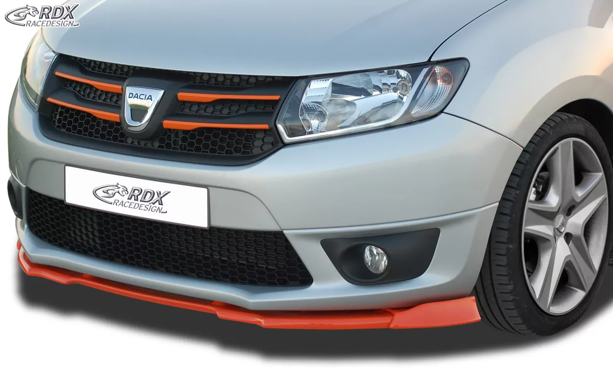 RDX Frontspoiler VARIO-X DACIA Sandero 2 (incl. Stepway) / Logan 2 (incl. MCV) Frontlippe Front Ansatz Vorne Spoilerlippe