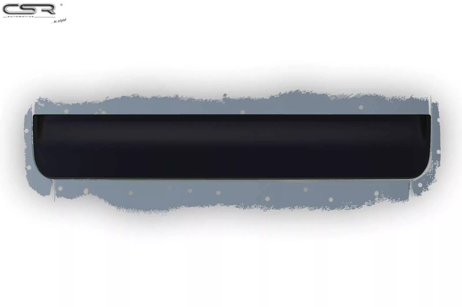 Heckscheibenblende für Porsche 911 / 992 Lackierfreundlich (schwarz matt)