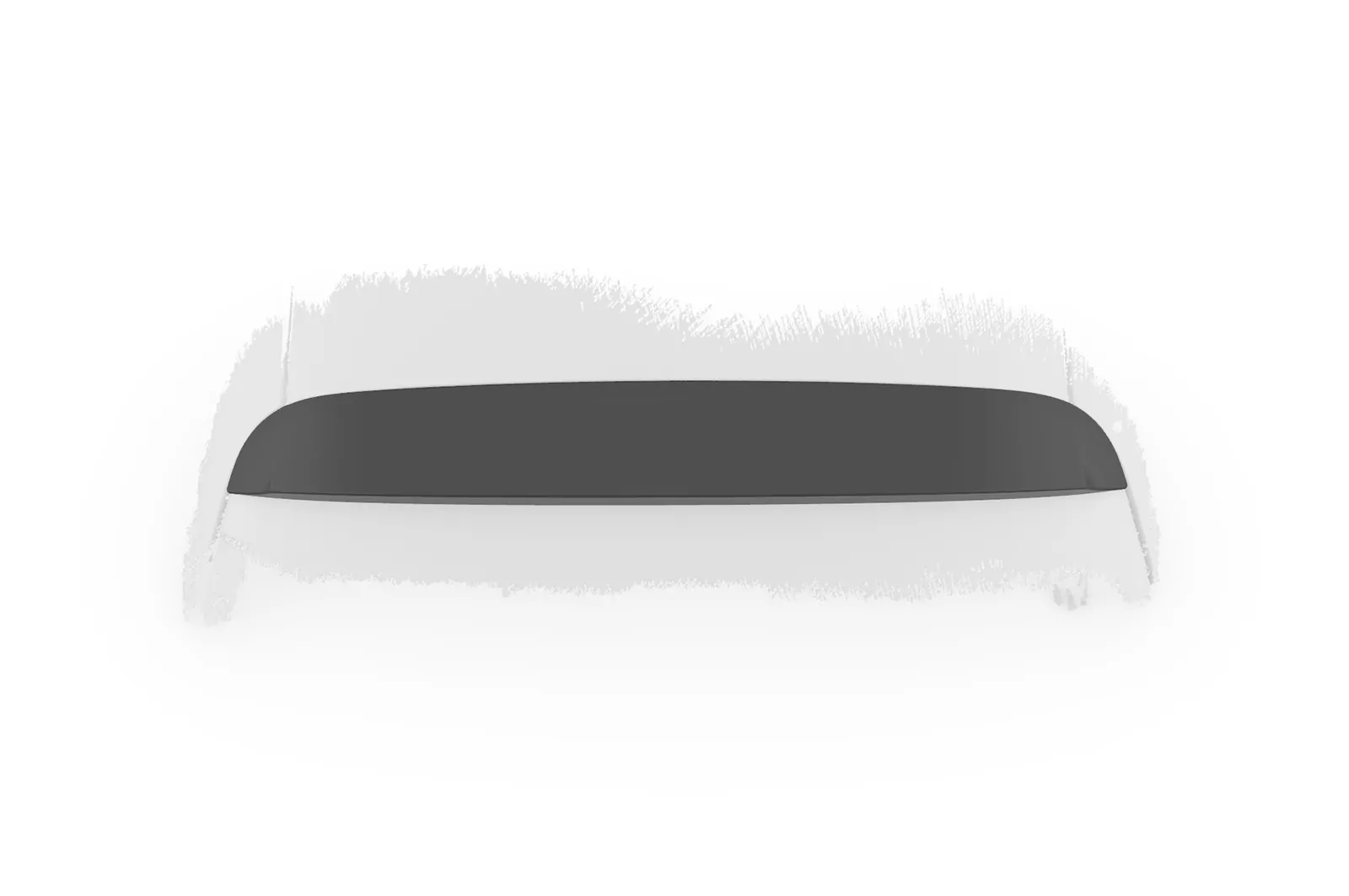 Heckscheibenblende für Mercedes-Benz C-Klasse (W206) Limousine HSB104 Schwarz Strukturiert