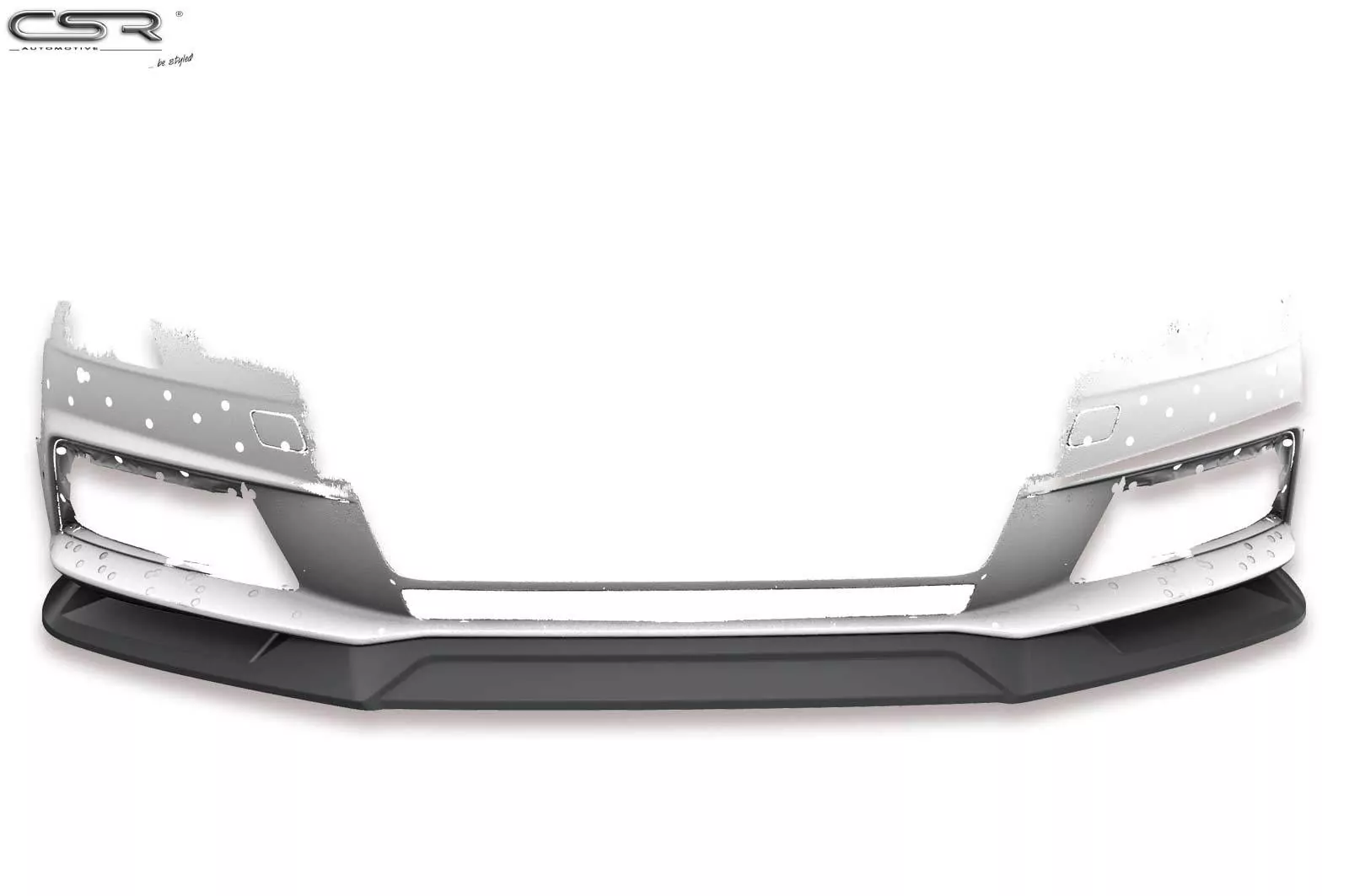 Cup-Spoilerlippe mit ABE für Audi A4 B9 (Typ 8W) CSL387-M Carbon Look (matt)