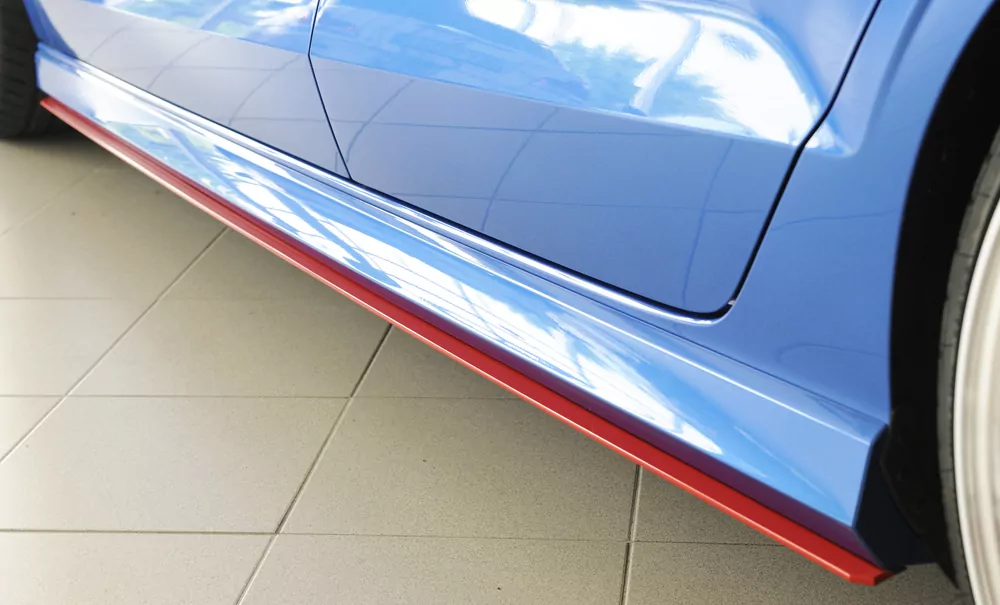 Rieger Seitenschwelleransatz für Audi A3 (8V) | 3-tür. (Cabrio 8V7) 09.16- (ab Facelift) für S-Line-Schweller / S3-Schweller