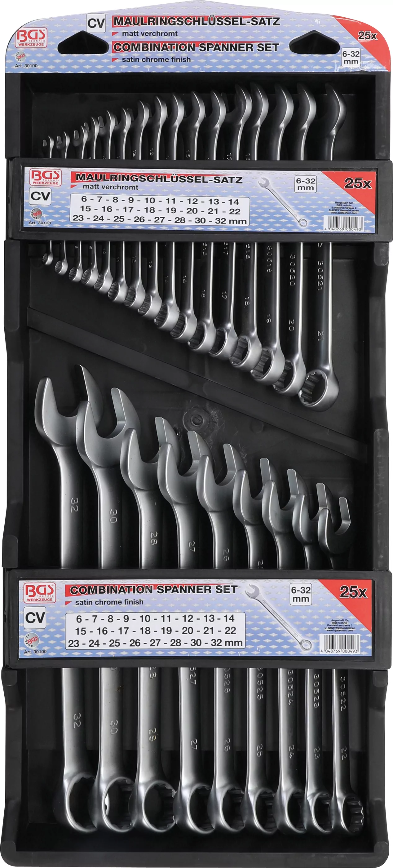 Maul-Ringschlüssel-Satz | SW 6 - 32 mm | 25-tlg.