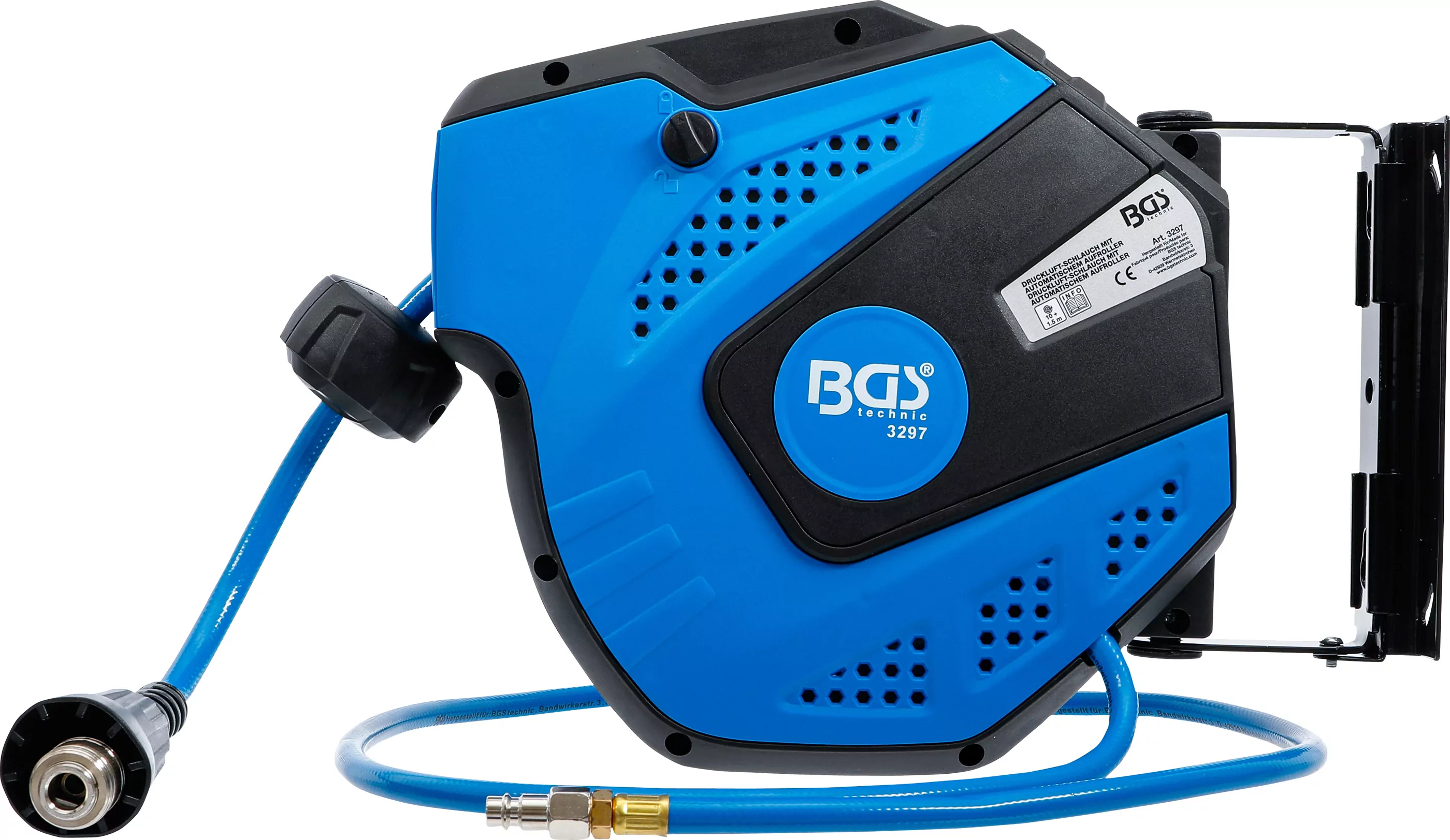 Druckluftschlauch mit Aufroller | automatisch | 10 m