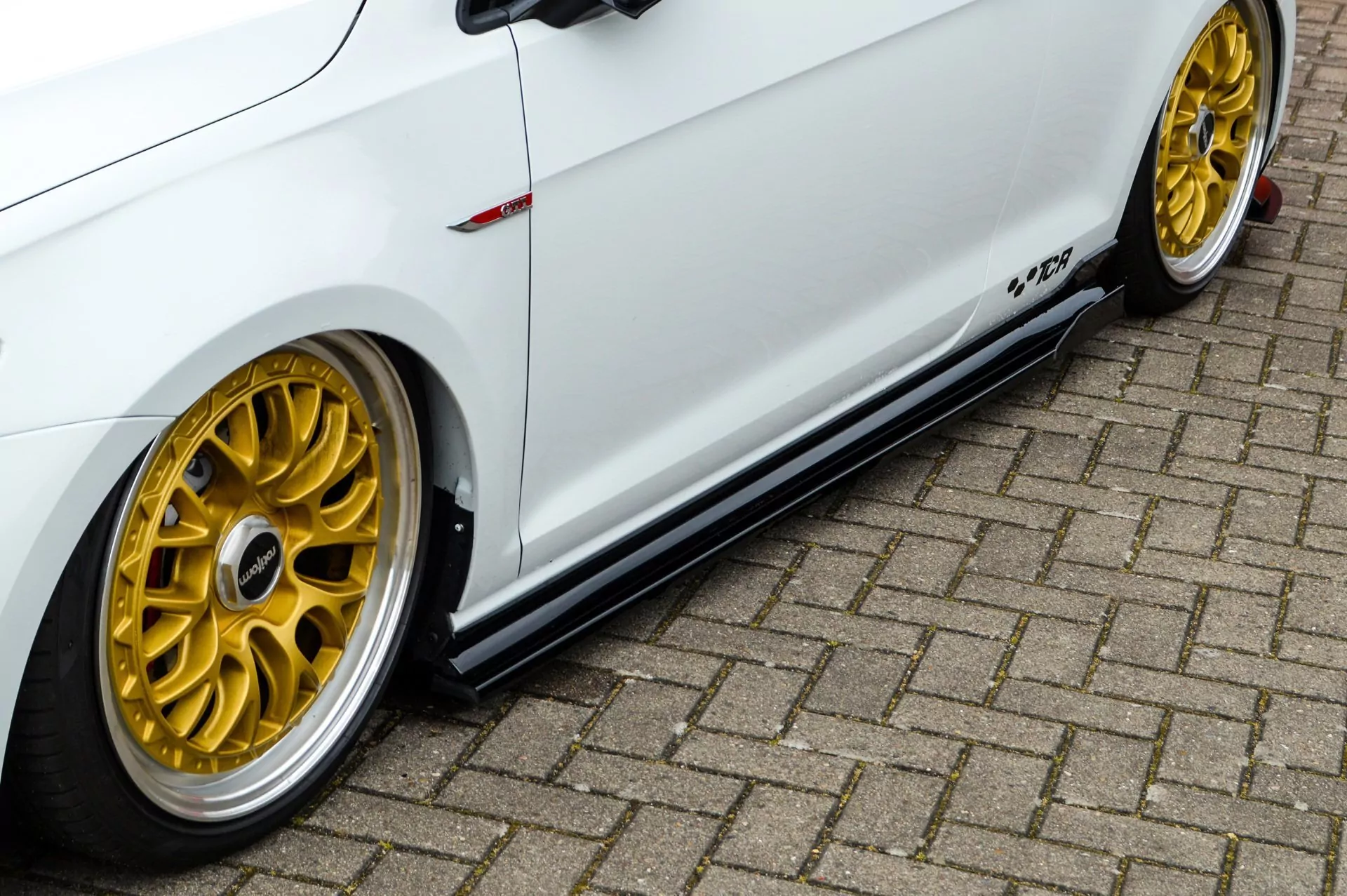 Spoilerschwert Frontspoiler mit Wing für VW Golf 7 GTI TCR